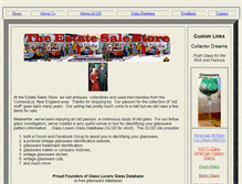 Tablet Screenshot of estatesalestore.com